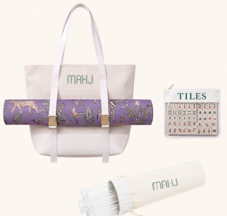 White storage bag set