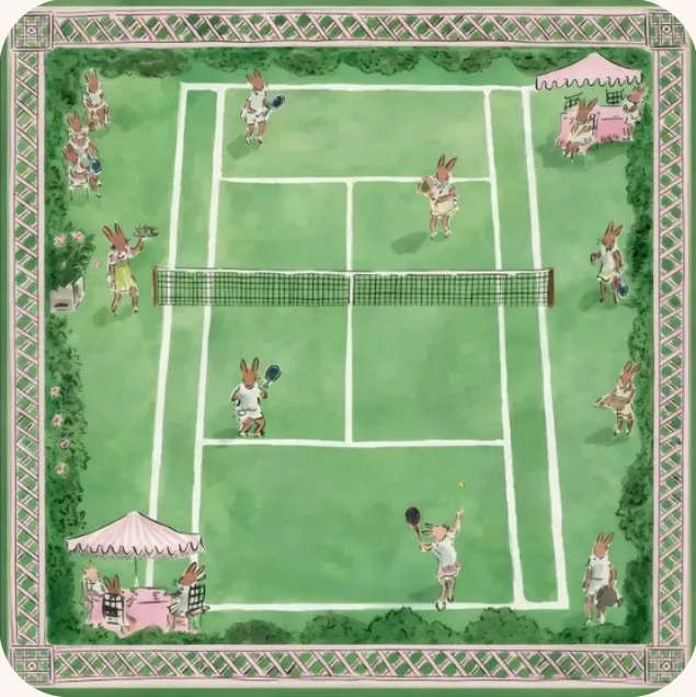 Wimbledon Whimsy play mat