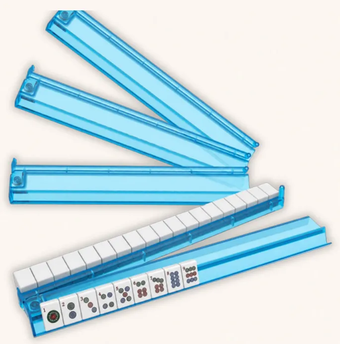 Blue play racks
