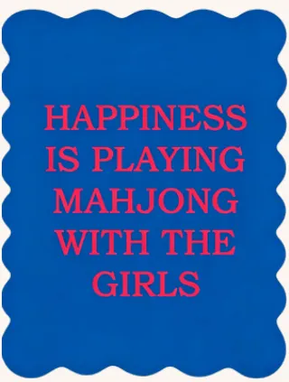 Shuffler: Happiness is playing mahjong with the girls