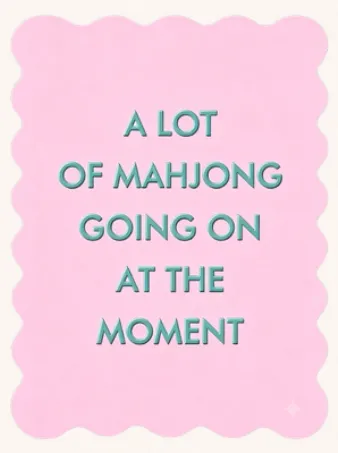 Shuffler: A lot of mahjong going on