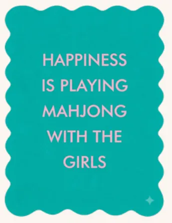 Shuffler: Happiness is playing mahjong with the girls